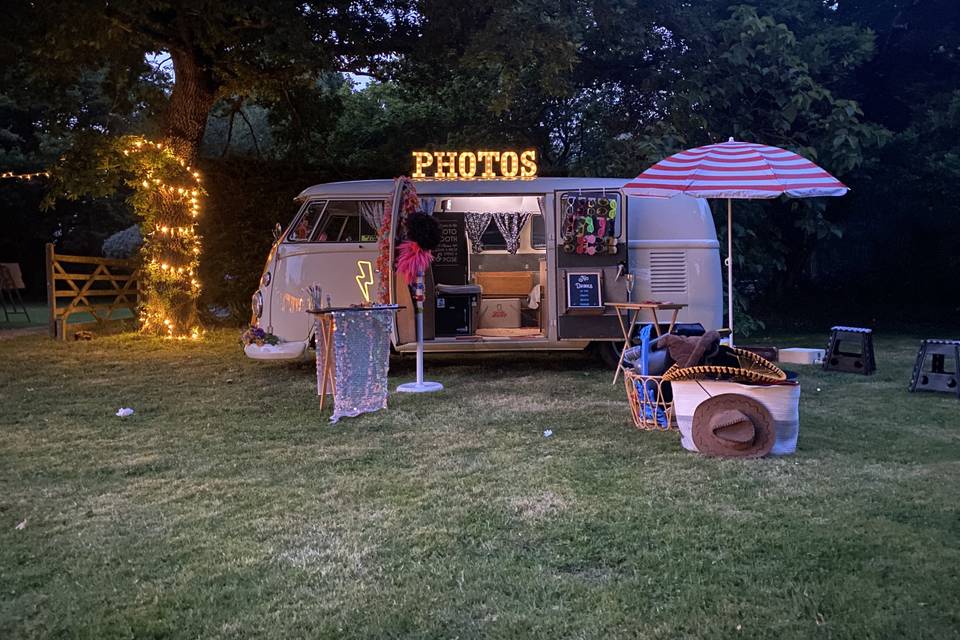 Camper van Photo Booth