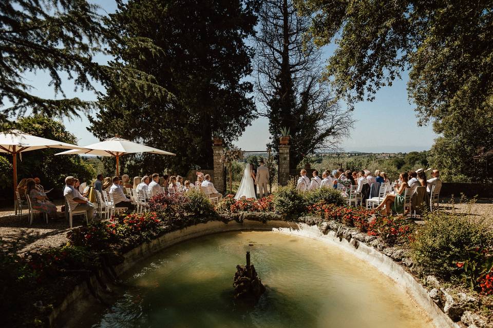 Ceremony in the garden