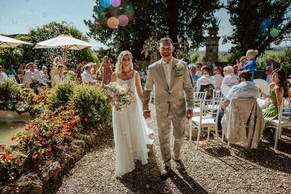 Ceremony in the garden