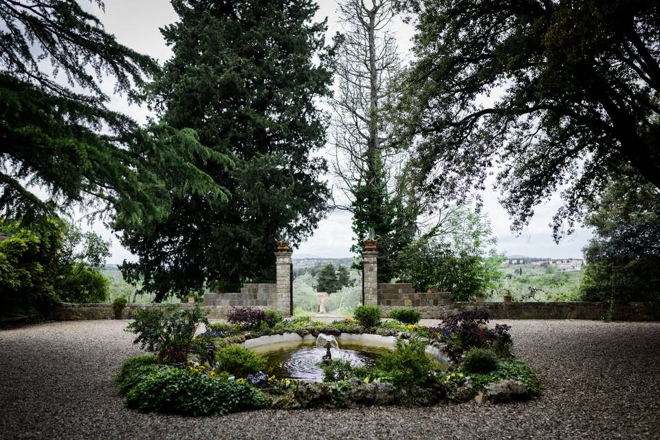 Garden's fountain