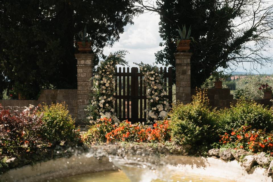 Garden's fountain