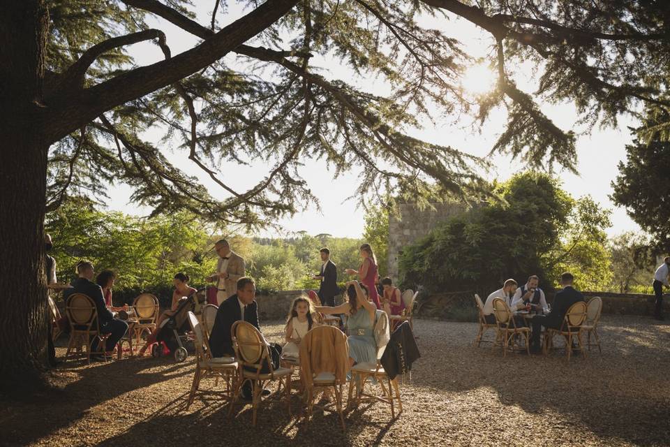 Aperitif in the garden