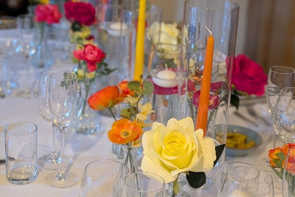 Bright colours