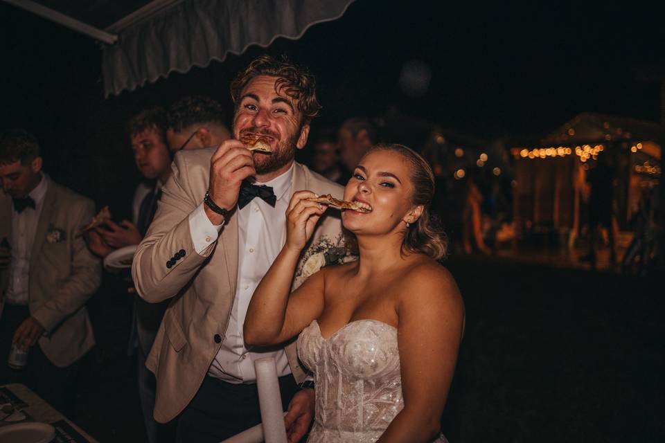 Evening pizza