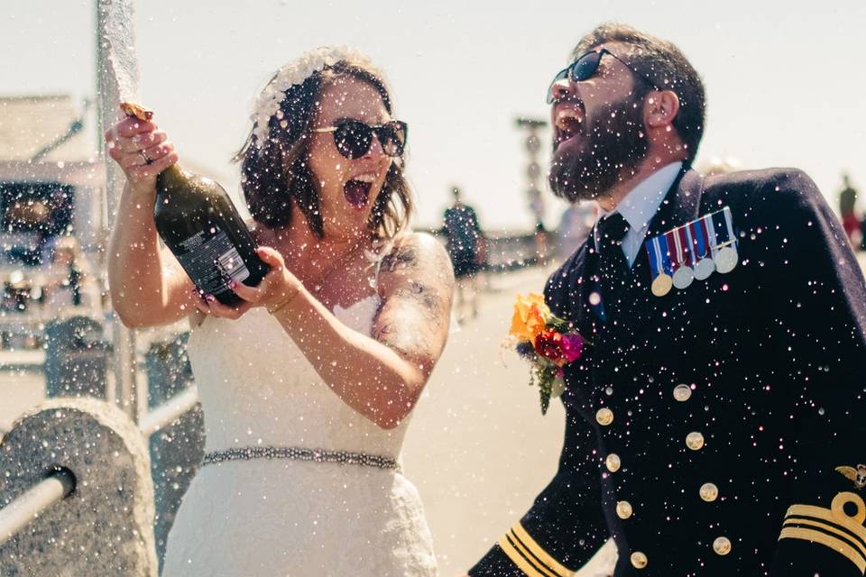 Navy wedding