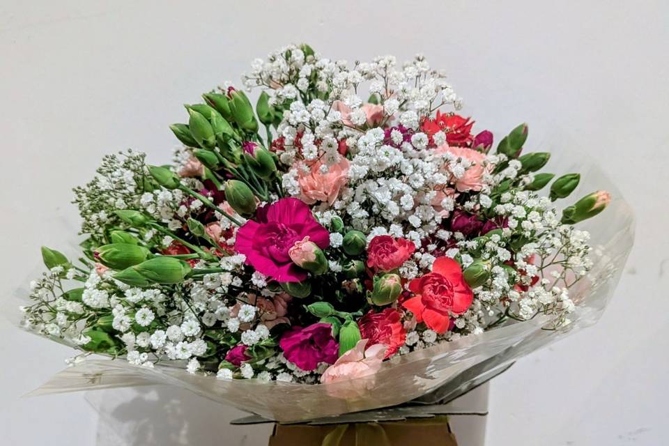 Carnation bouquet.