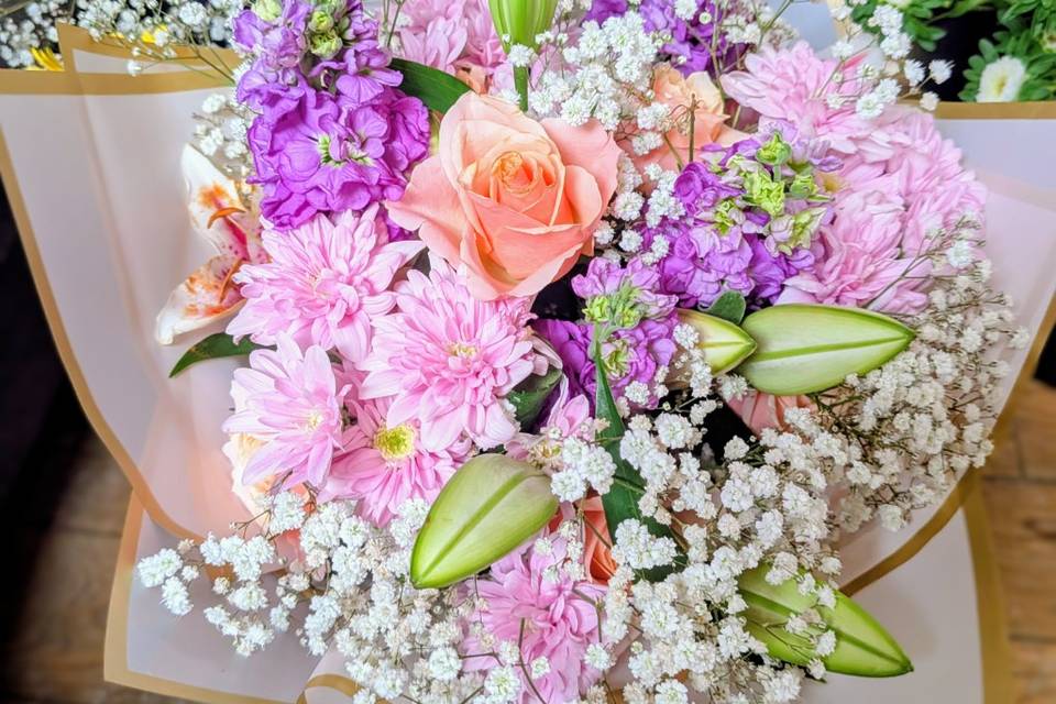 Pink and Purple
