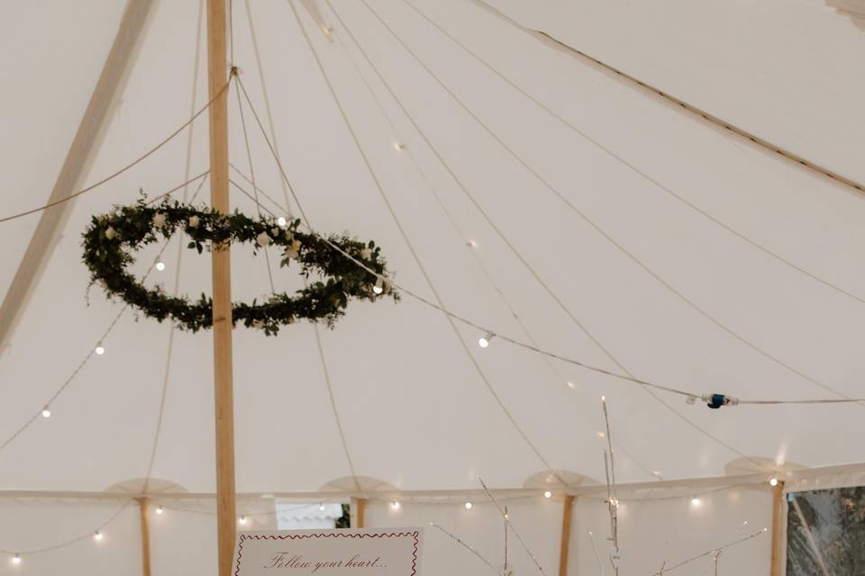 Clay Wedding Seating Display