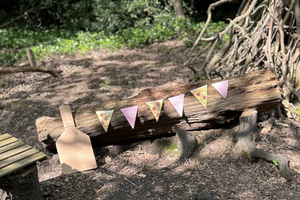 Woodland kitchen role play
