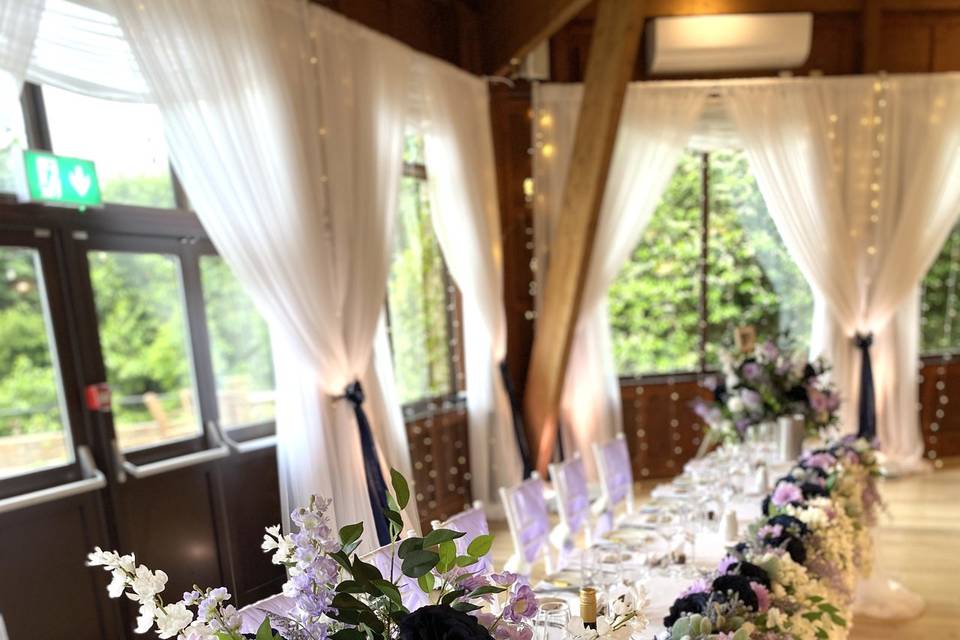 Top table flowers