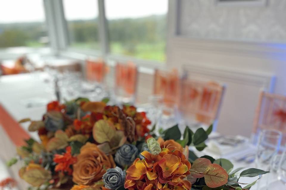 Top table flowers