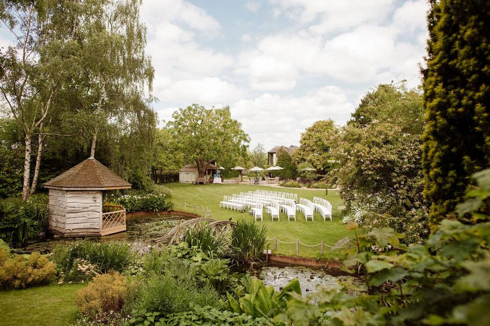 The formal gardens