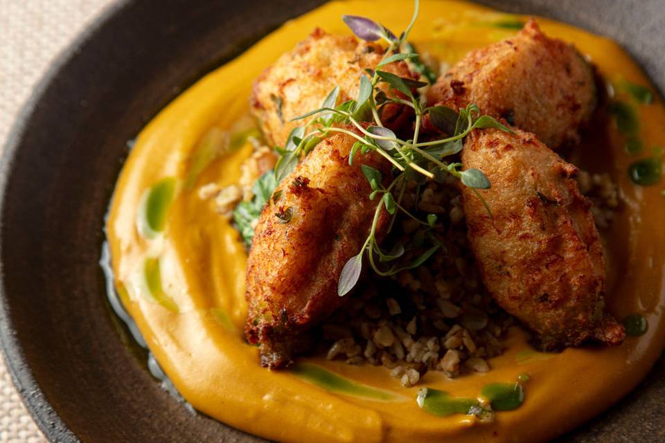 Salt cod Kibbeh fritters