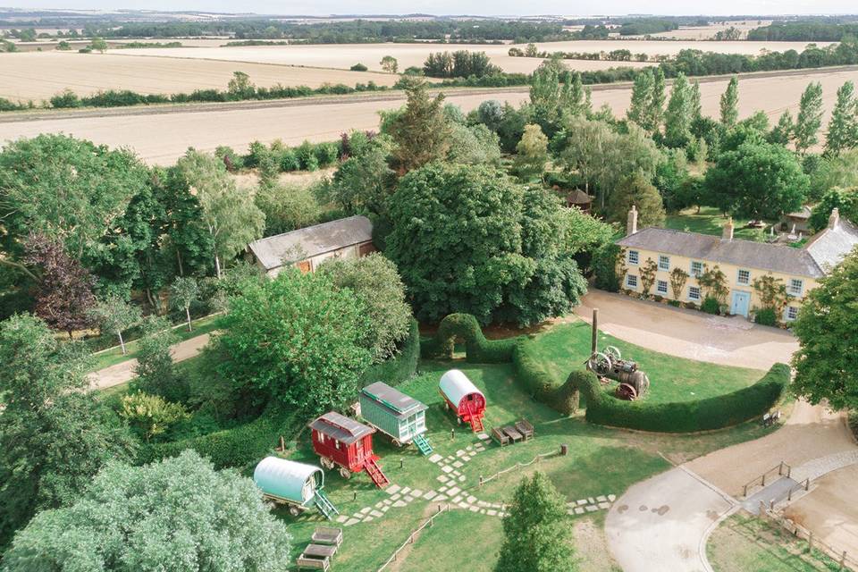 Aerial of South Farm