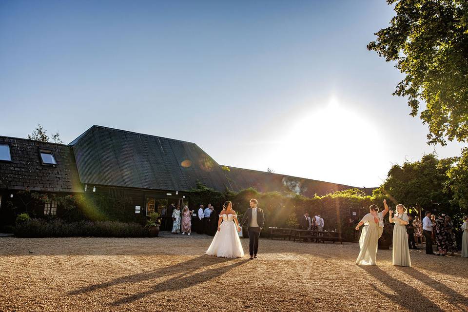 The courtyard