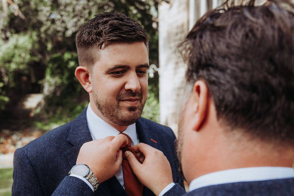 Groom prep