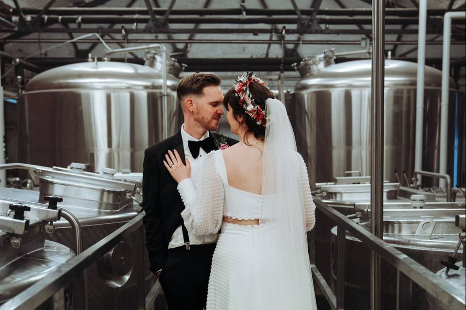 Brewery wedding