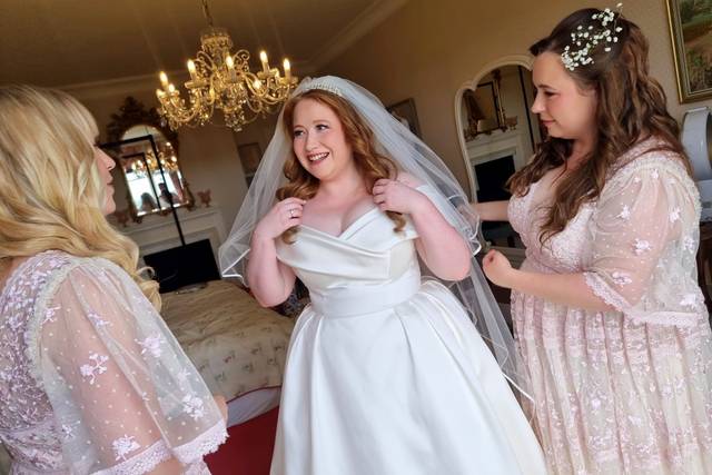 Bride Getting Ready with Bride