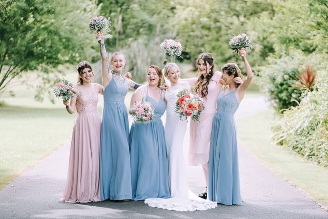 Bridesmaids Celebrating