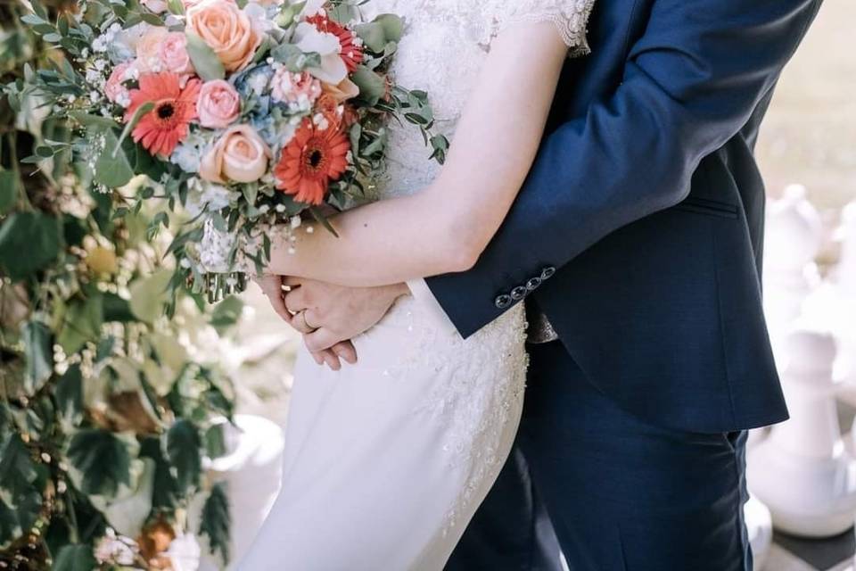 Romantic Wedding Couple