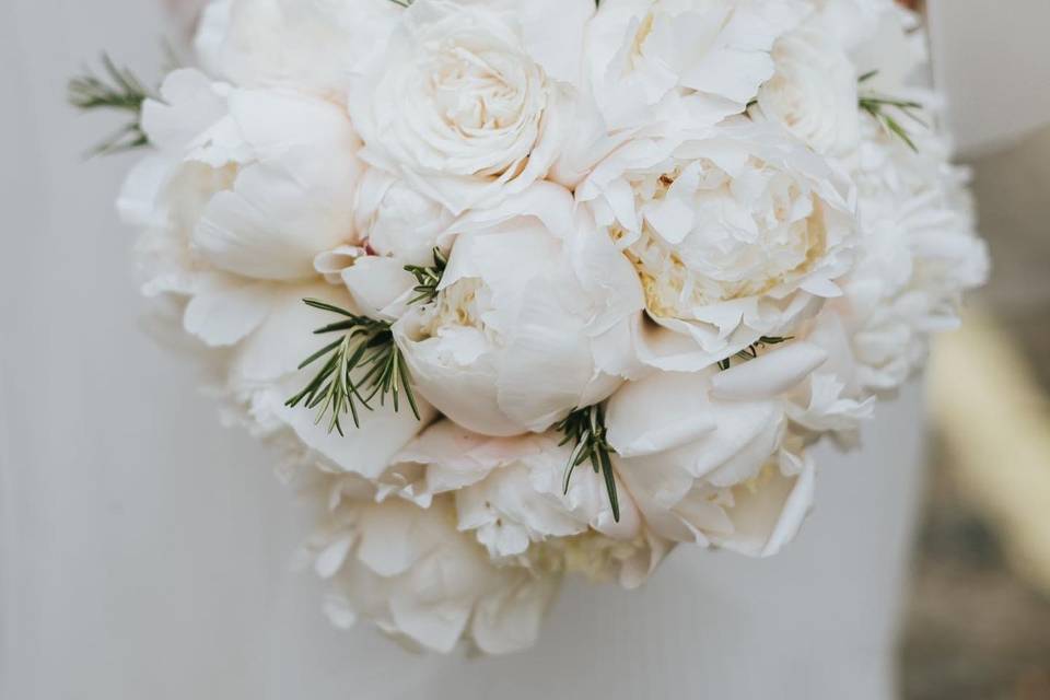 White Bridal bouquet