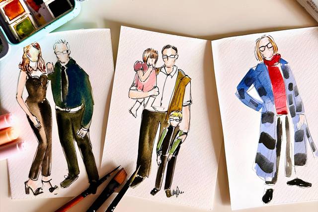 Wedding Guest Illustrations