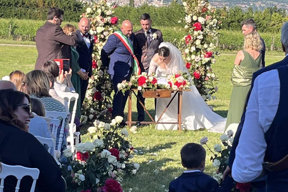 Symbolic outdoor celebrations