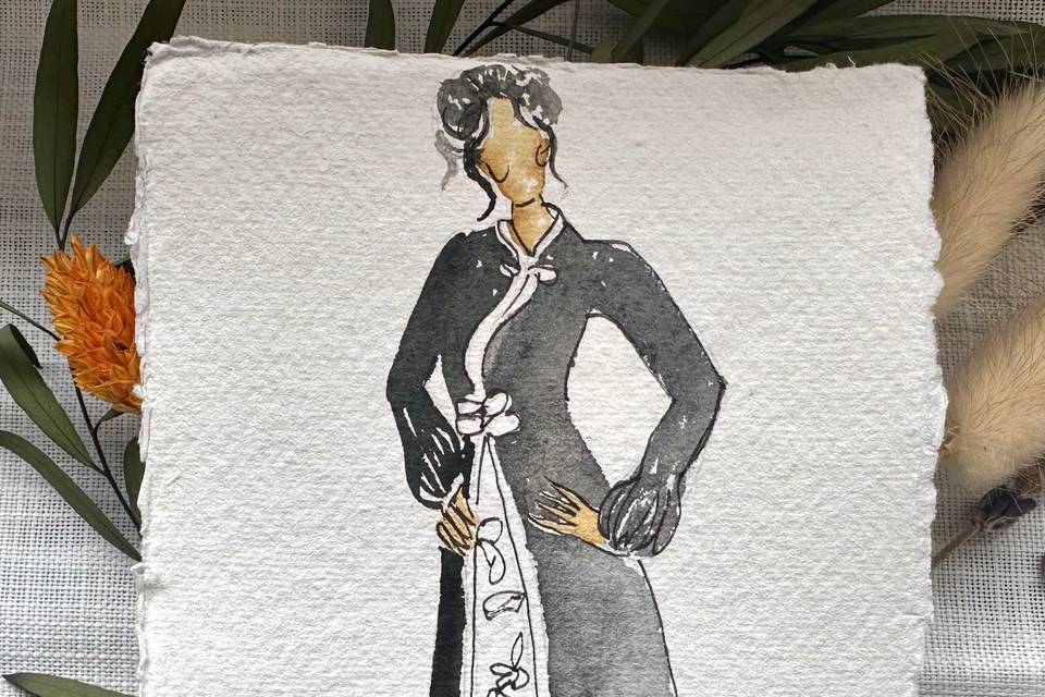 Chinese Wedding Illustration