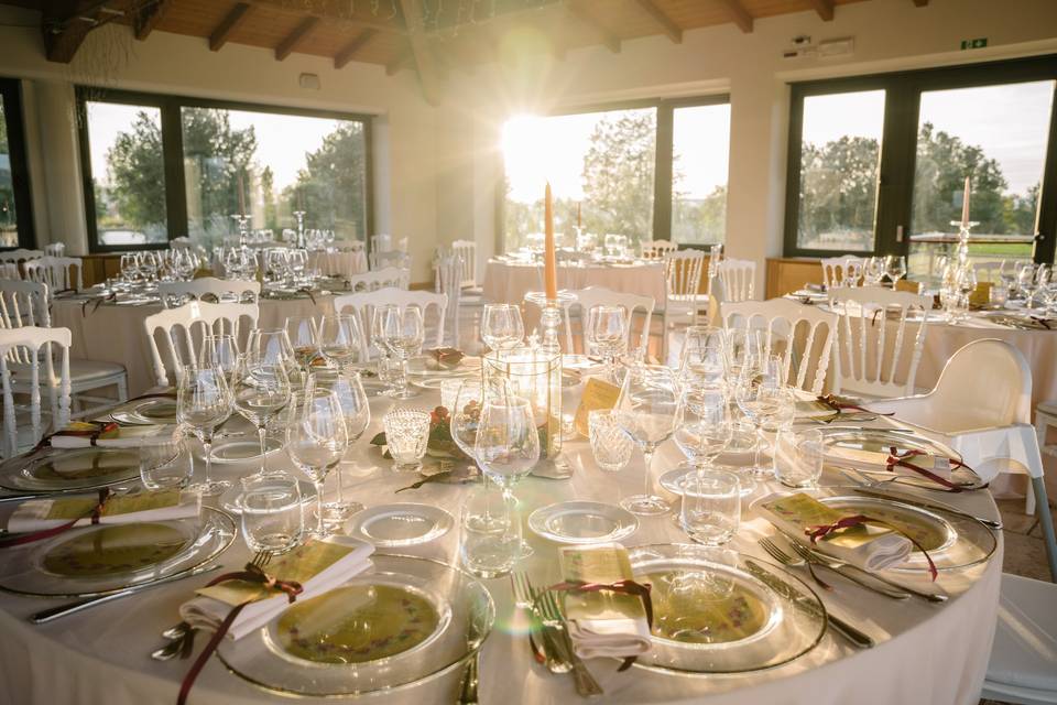 Wedding and reception rooms