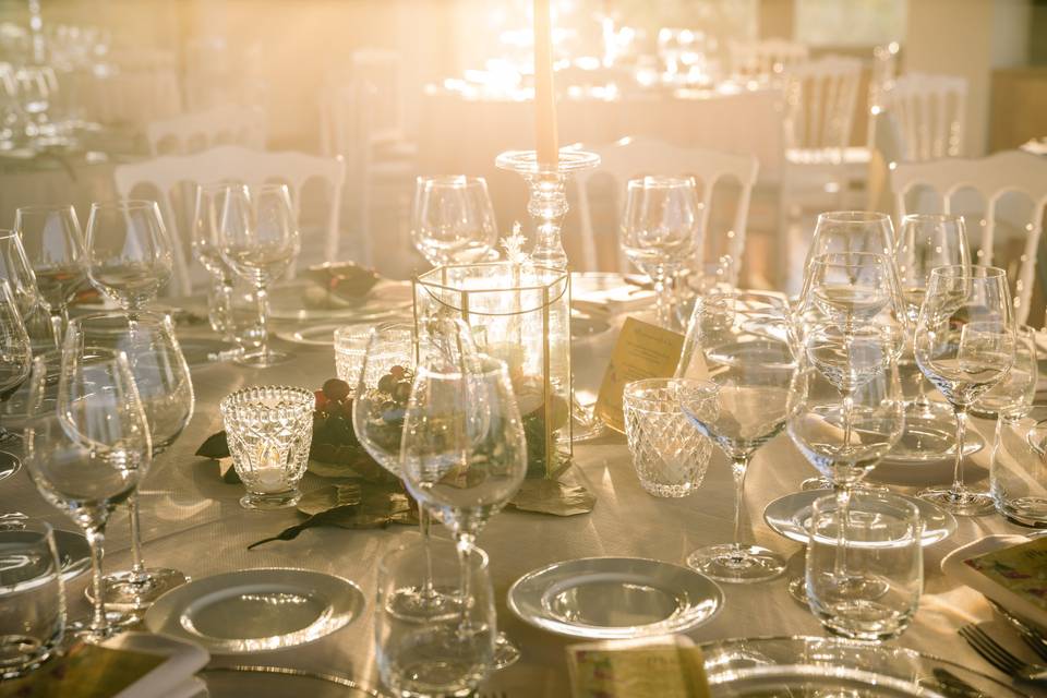 Wedding and reception rooms