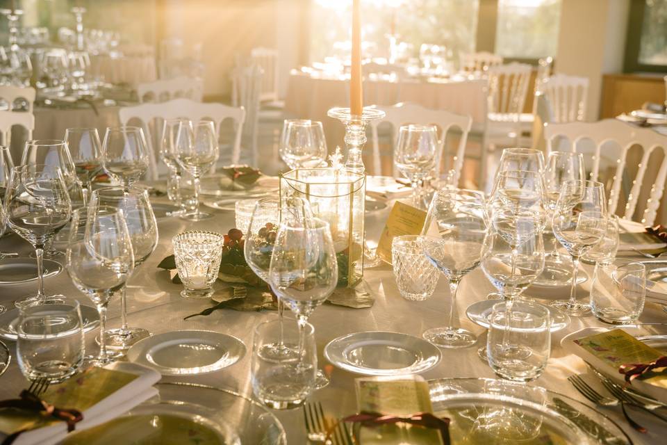 Wedding and reception rooms