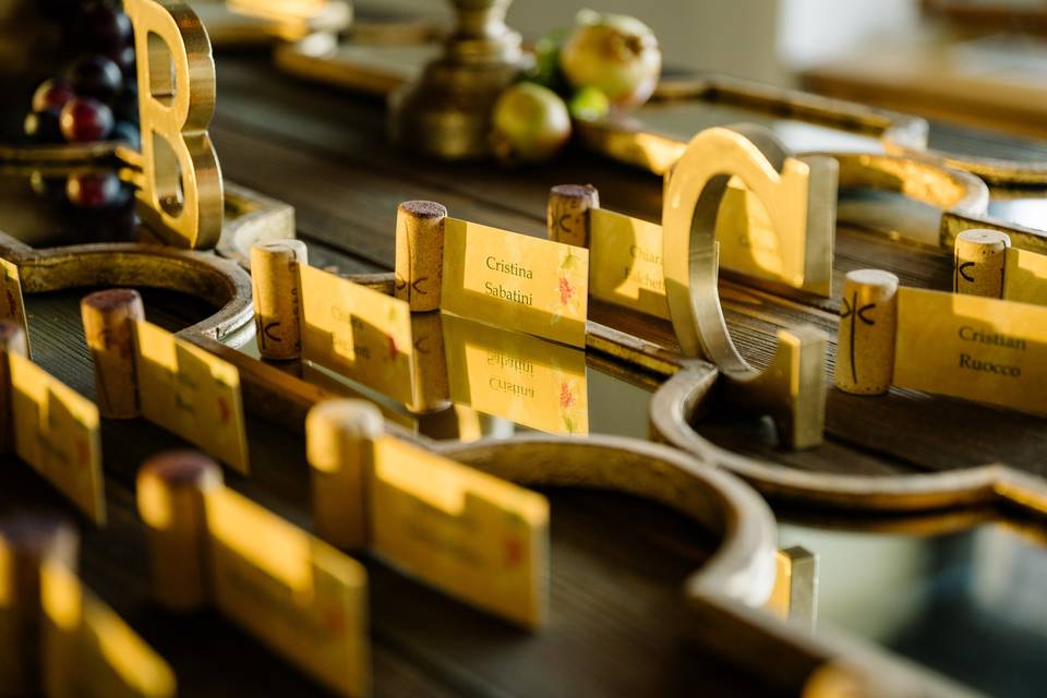 Wedding and reception rooms