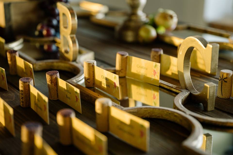 Wedding and reception rooms