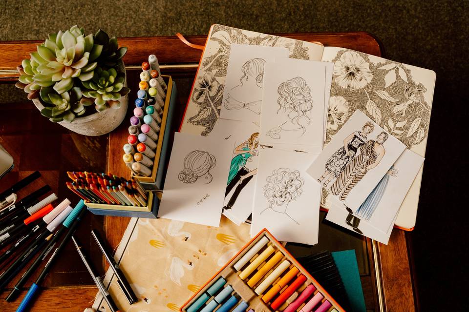 Live Wedding Painting