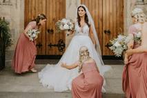 Real bride in Enzoani-Nurit