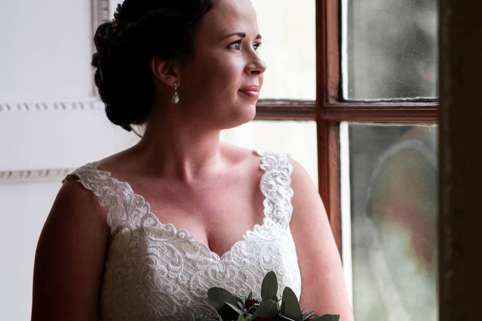 Window bridal shot