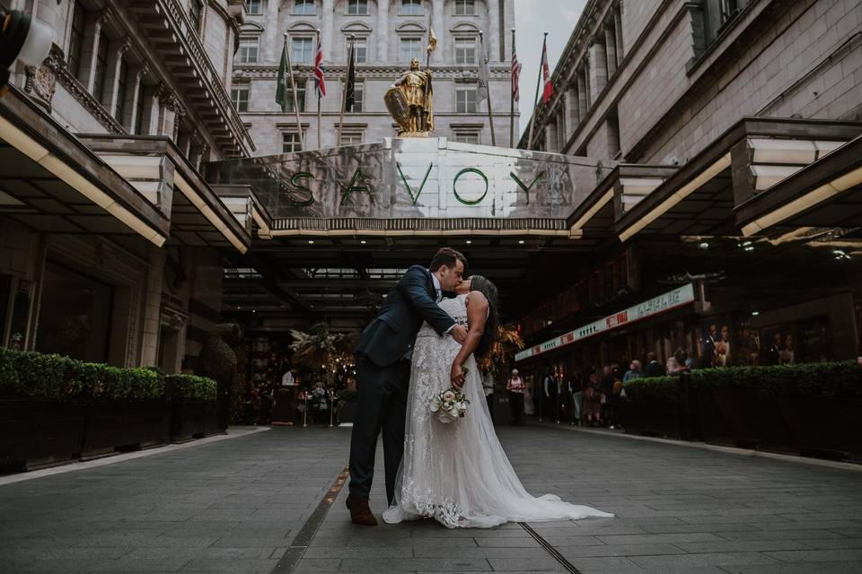 The Savoy wedding