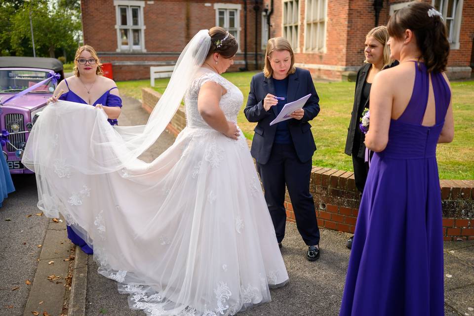 Brides Arrival