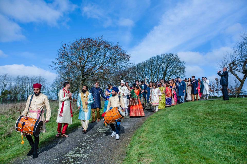 Space for a procession