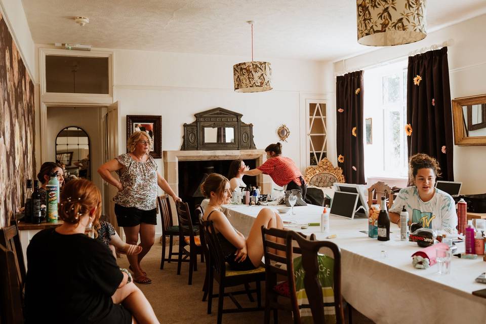 Dining room/makeup studio