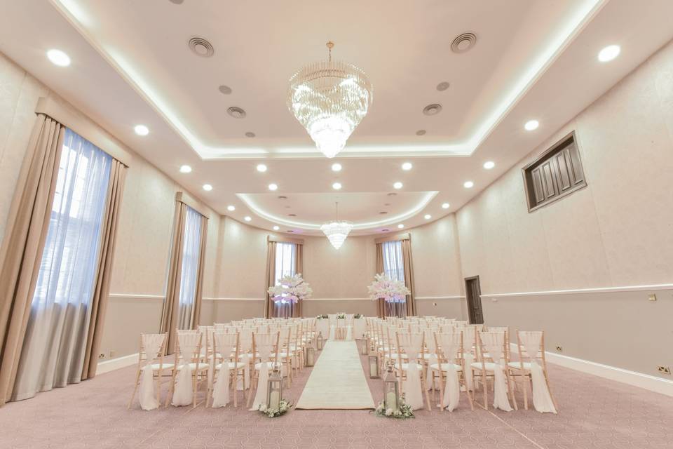 Ceremony in the ballroom