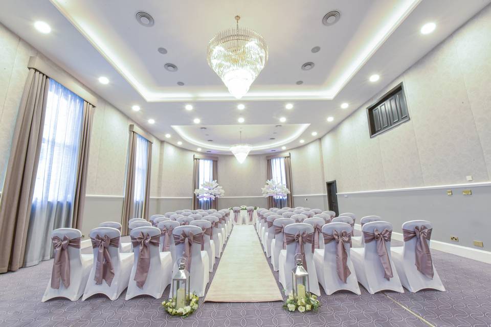 Ceremony in the ballroom