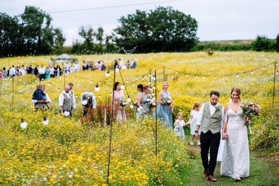 Entire wedding party photo ops