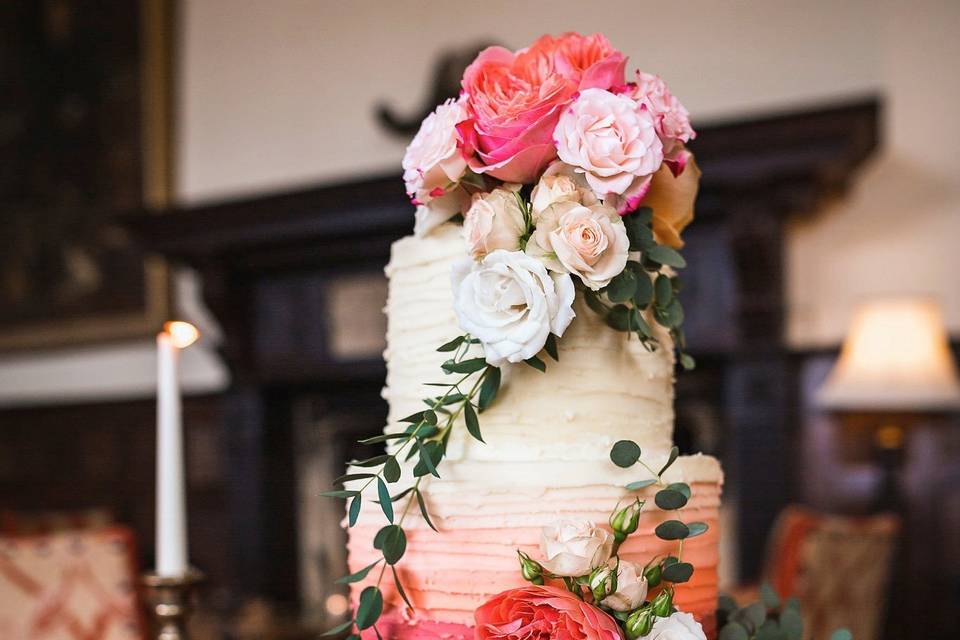 Blush Pink Wedding Cake