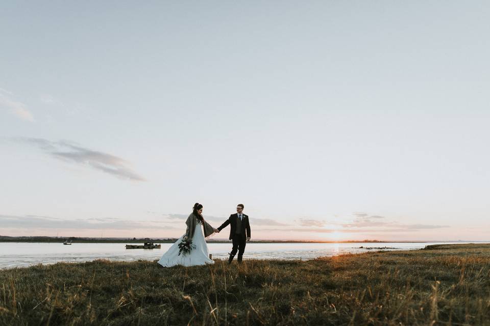 Waterside wedding