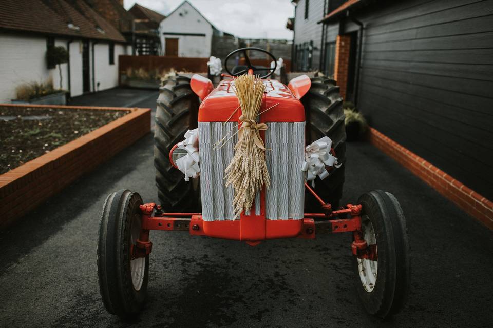 Our vintage tractor