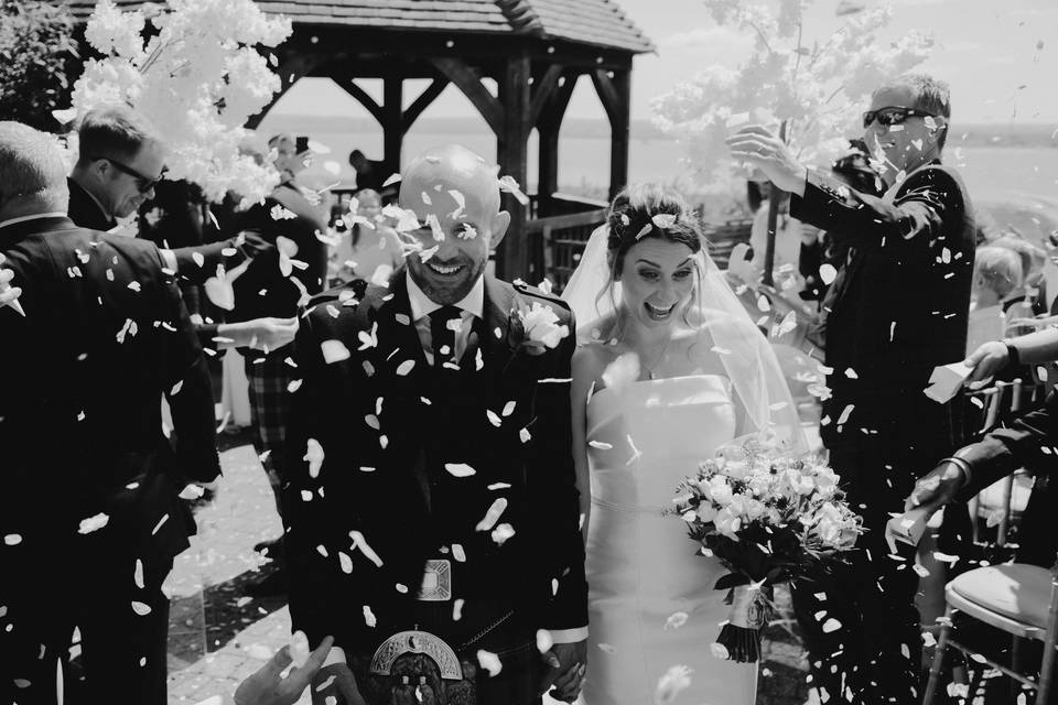 Oak Barn ceremony