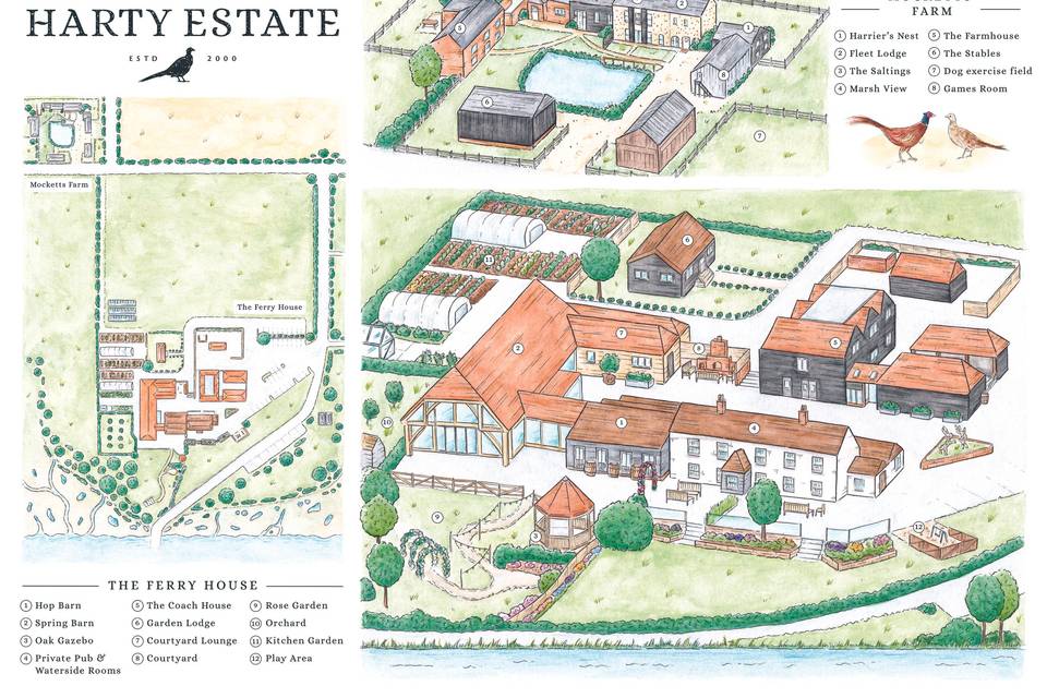 Estate map