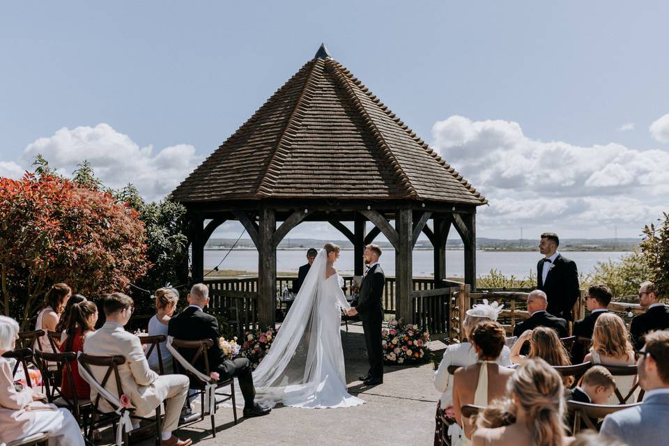 Outdoor coastal ceremony Kent