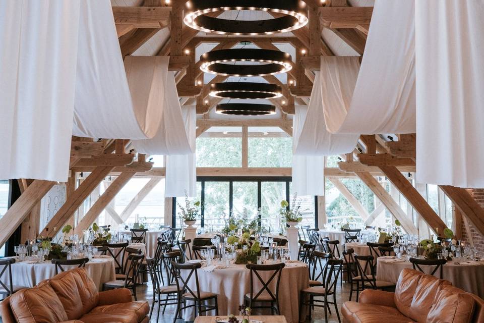 Spring Barn Wedding Breakfast